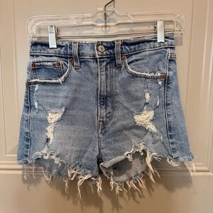 Abercrombie & Fitch High Rise Mom Short Size 25/0